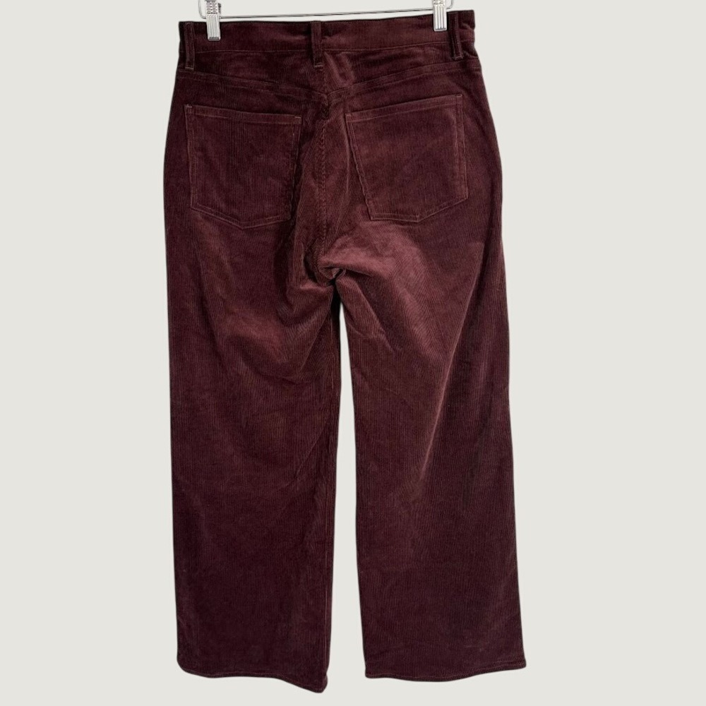 Citizens of Humanity Lina Corduroy Wide Leg Trouser Womens 27 Mahogany Baggy - Picture 3 of 9